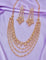 Designer Carat Polish 3 Layered Necklace Set