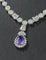 Designer Rhodium Polish Zirconia Necklace Set