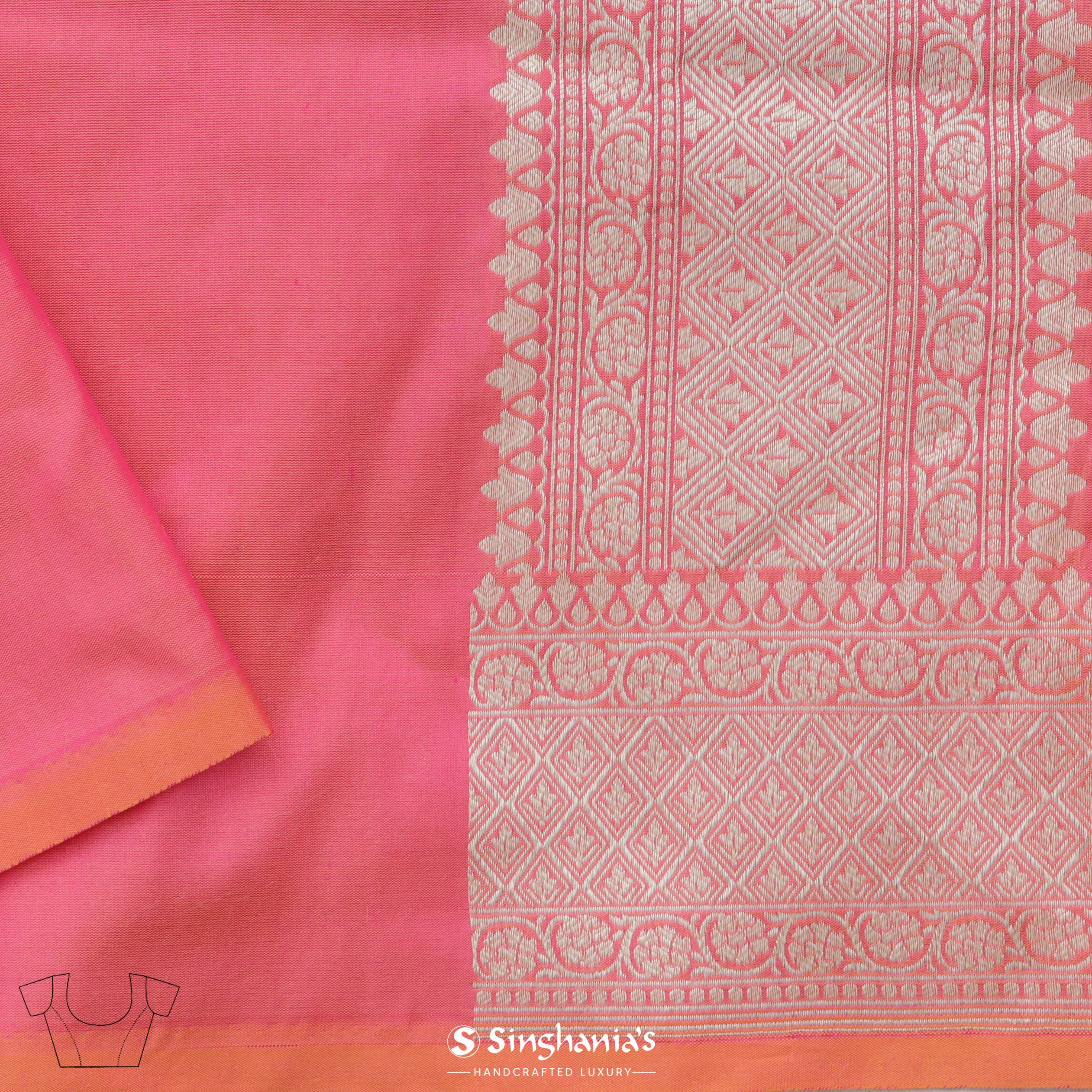 Kora silk cotton saree – www.vannamayil.com