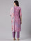 Lavender Tissue Printed Three Piece Set
