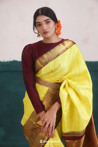 Unique Queens Women's Pure Kalyani Cotton Silk Saree with Zari Border and  Blouse Piece 005 : : Fashion