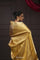 Golden Yellow Tissue Kanjivaram Saree Floral Jaal