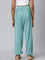 Girls Solid Dark Mint Harem Pants