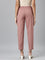 Women Dusty Pink Chinos Trousers