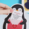 Penguin Card with Hidden Message - Set of 5