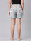 Blue Woven Viscose Printed Lounge Shorts