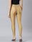 Bright Gold Nylon Stretch Shimmer Leggings