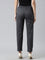 Women Silver Grey Chinos Trousers