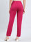 Dark Fuchsia Cotton Stretch Kurti Pants