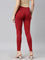 Cherry Cotton Stretch Ankle Length Leggings