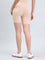 Beige Knit Seamless Cycling Shorts