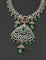 Designer GJ Polish Zirconia Necklace Set