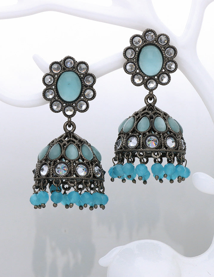 Black store designer earrings