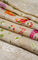 Cream Pure Handloom Tussar Saree With All Over MultiColour Birds