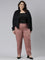 Women Dusty Pink Chinos Trousers