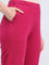 Dark Fuchsia Cotton Stretch Kurti Pants