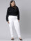 Women White Chinos Trousers