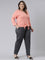 Women Silver Grey Chinos Trousers