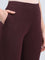 Dark Wine Cotton Stretch Kurti Pants