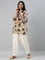 Women Solid Cream Cotton Salwar