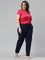 Women Navy Chinos Trousers