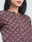 Cotton Ajrakh-Inspired Print Loose Fit Kurta