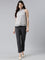 Women Silver Grey Chinos Trousers