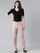 Women Light Pink Chinos Trousers