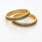 Zirconia Bangles ZBGL10420/Navy Blue