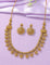 Designer Elegant Matt Kempu Necklace Set
