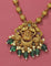 Designer Lakshmi Devi Emerald Matt Kempu Necklace Set