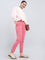 Blush Pink Cotton Stretch Kurti pants