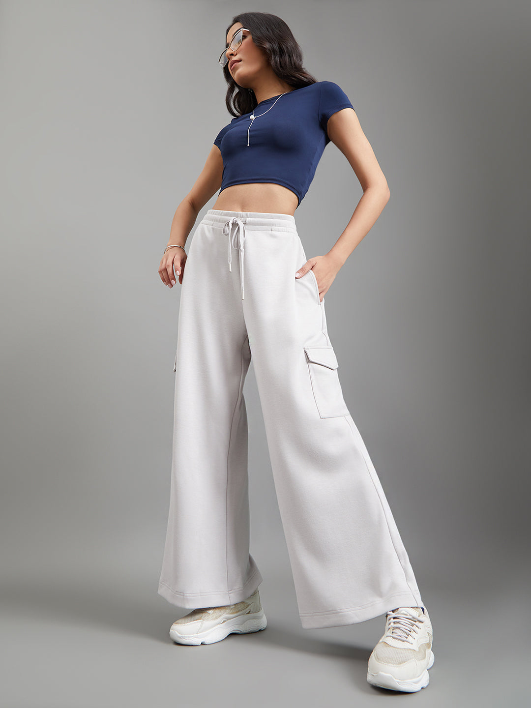 Grey Mist Cargo Sweatpants