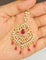 Designer Gold Polish Zirconia Maang Tikka