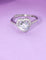 Designer Zirconia Heart Shape Adjustable Finger Ring