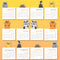 Cat Calendar - Set of 20
