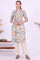 Beige Floral Printed Straight Kurta