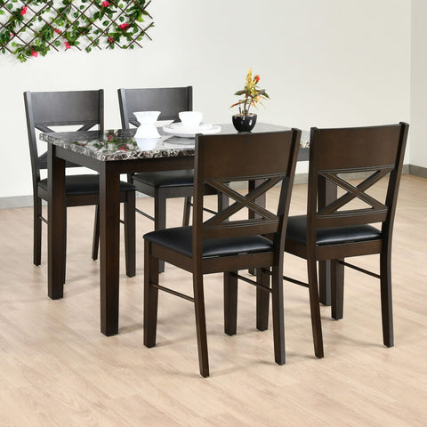 Swara garden 4 seater round dining set hot sale