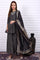 Black Ethnic Motifs Zari Embroidered Flared Kurta, Sharara and Dupatta Set