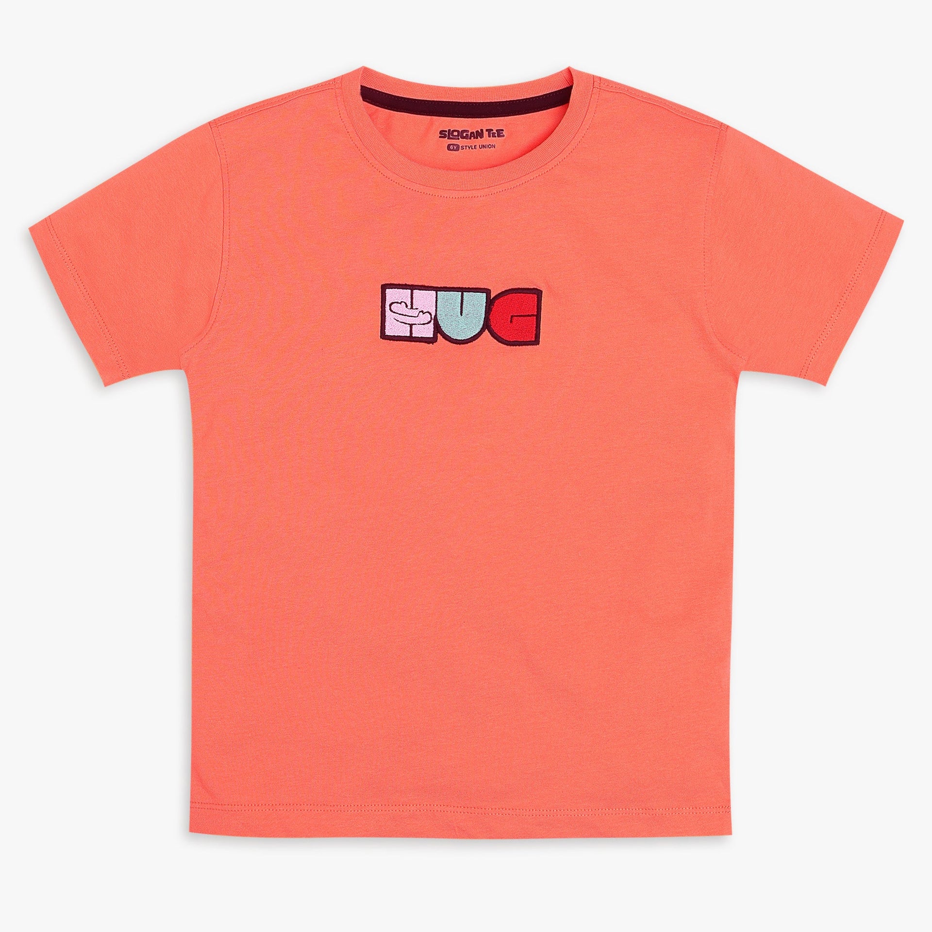 Boys Regular Fit Solid T-Shirt