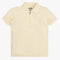 Boys Solid Polo Neck Wonder Reverse Coil Zipper T-Shirt