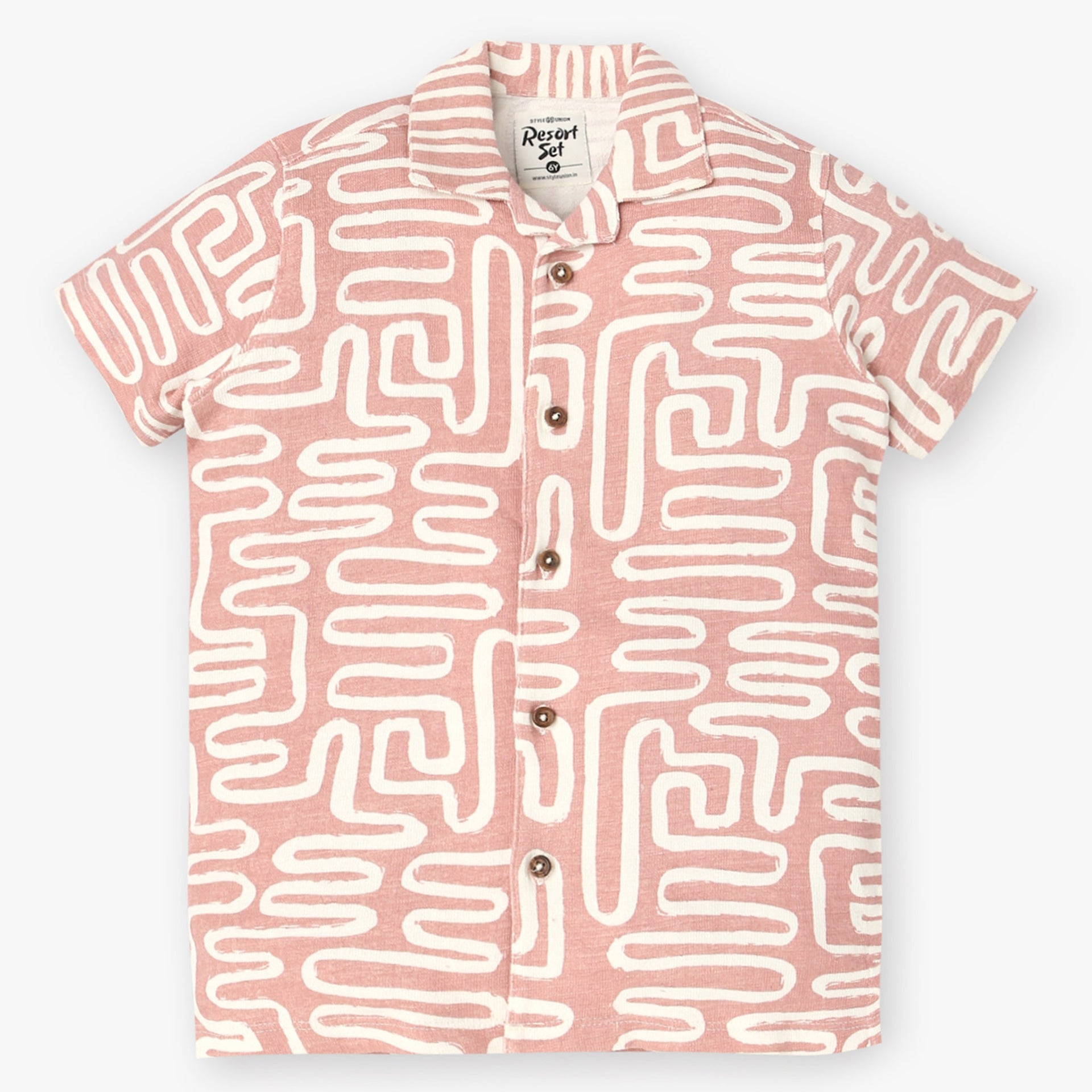 Boys Printed Resort Shirt