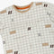 Boys Regular Fit Checkered T-Shirt