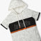 Boys Oversize Cut And Sew Hoodie Half Sleeve Infinite Print  T-Shirt