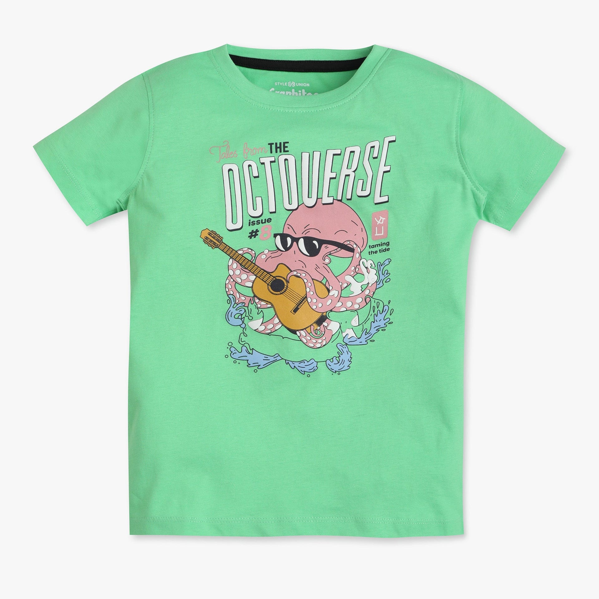 Boys Graphic Crew Neck T-Shirt