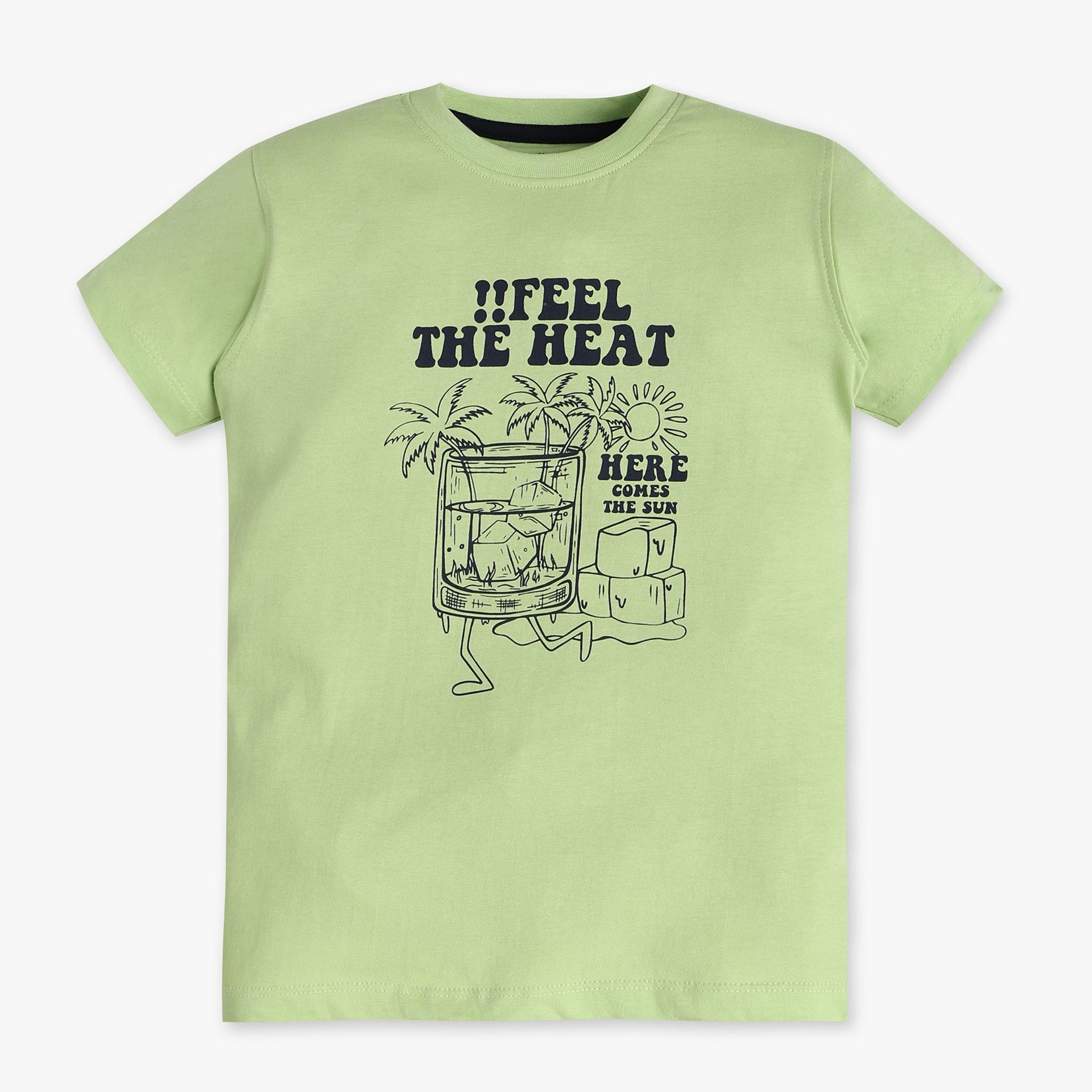 Boys Crew Neck Graphitee