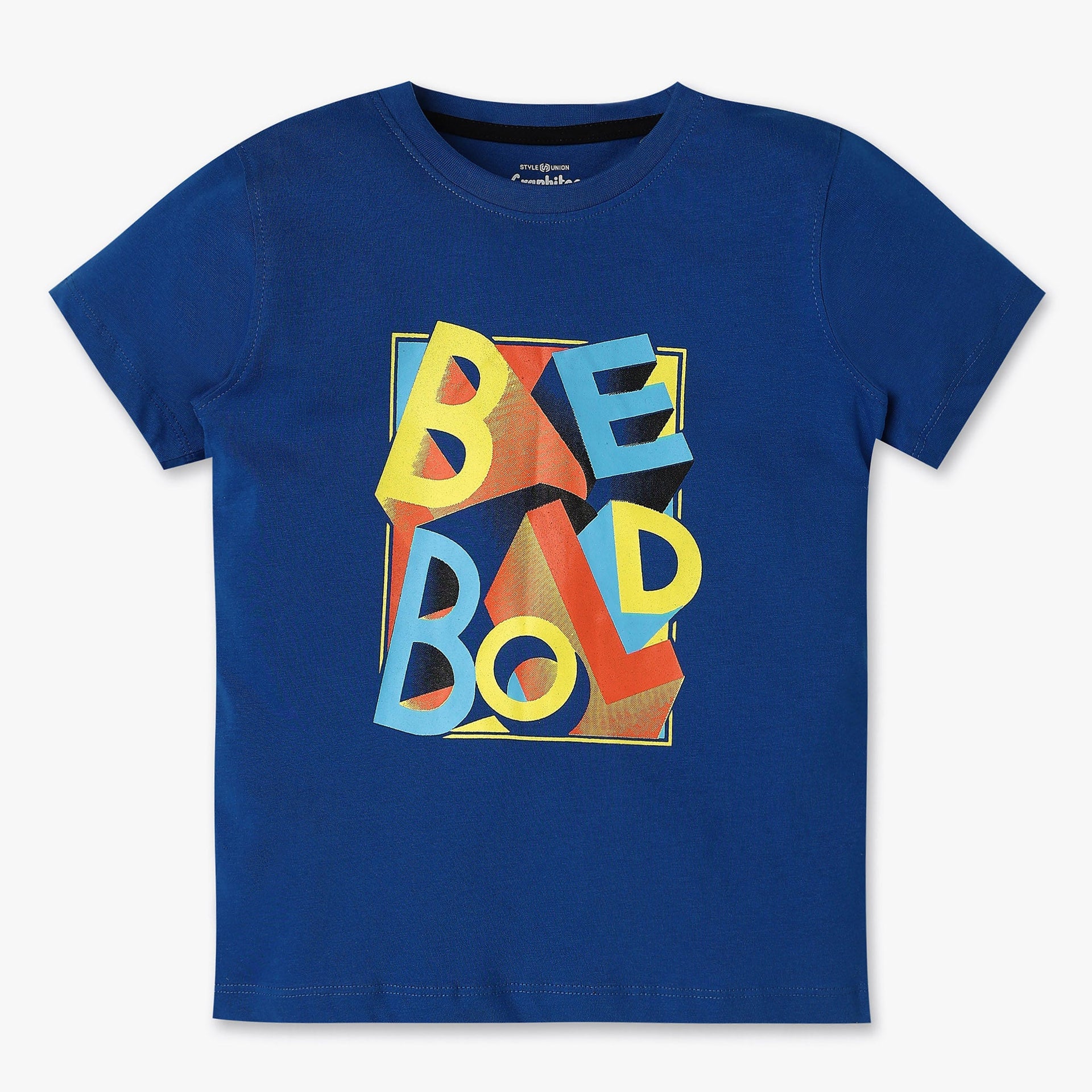 Boys Crew Neck Graphic T-Shirt