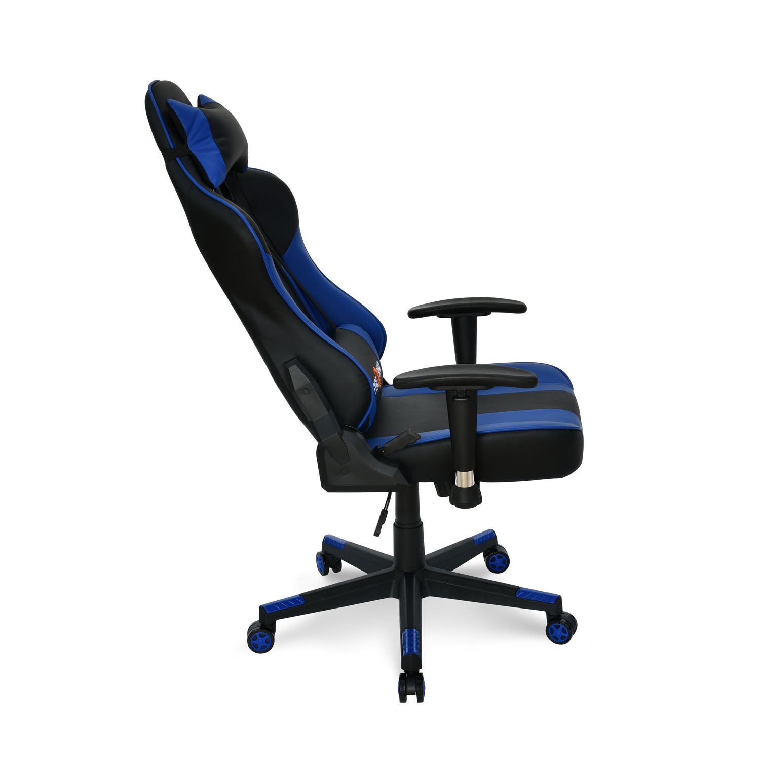 Bosco Leatherette Ergonomic Gaming Chair with Neck & Lumbar Pillow (Black &  Blue)