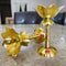 Brass Lotus stand diya, Brass Kamal Diya, Brass Oil lamp, Gift Item ( Set of 2 Pcs )