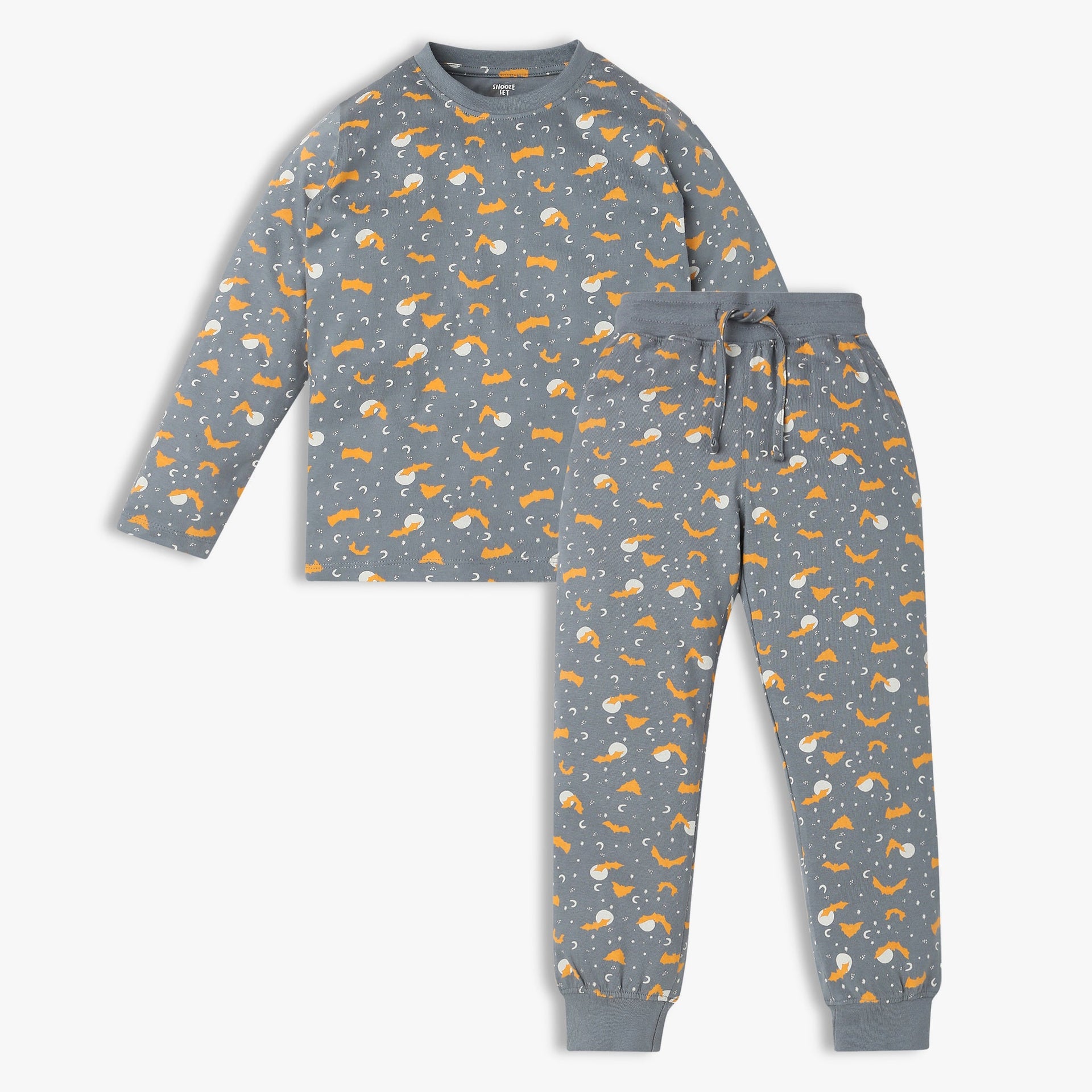 All Over Print Coton T-Shirt with Track Pant Sleepwear Set